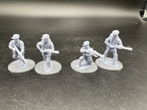 28mm, 3D Printed, WW2, Australians Flamethrower Teams (2), Bolt Action. - Bild 1 von 10