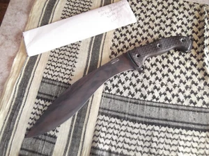 Custom Busse Kukri Knife Combat Killa Zilla Test Team 28in Aged Bronze Cerakote - Picture 1 of 9
