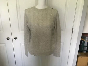 Talbots leichter glitzernder Damenpullover Small neu mit Etikett - Bild 1 von 2