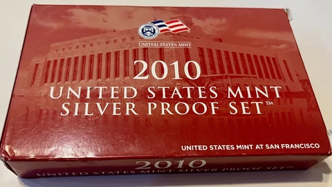 2010-S U.S. Mint  SILVER Proof Set  in OGP Cover