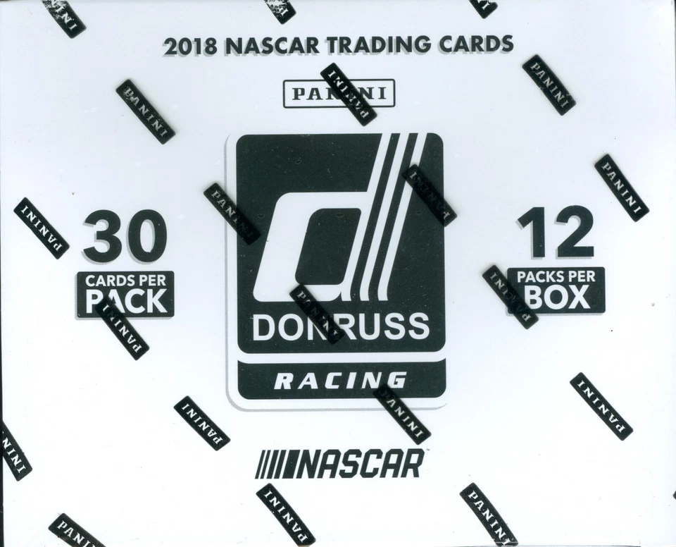 2018 Panini Donruss NASCAR Racing Factory Sealed Jumbo Cello Value Fat Pack Box - Image 1 of 2