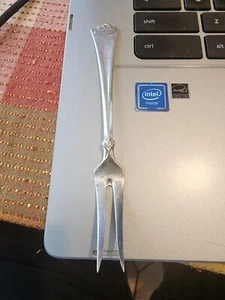 1  Lemon Fork Magnus Aase 830 Silver Norway 5-3/8" Scandinavian appetizer - Picture 1 of 9