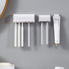 Punch-free Wall-mounted Toothbrush Holder Toothpaste Holder Storage Organize  ZD