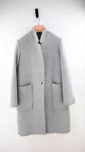 Sass & Bide wool blend overcoat in dove grey size UK6 - Picture 1 of 11