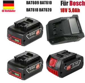 Batería de repuesto 18V 5,0Ah para Bosch GBA GSR GSB BAT609 BAT618 BAT620 y cargador - Imagen 1 de 27