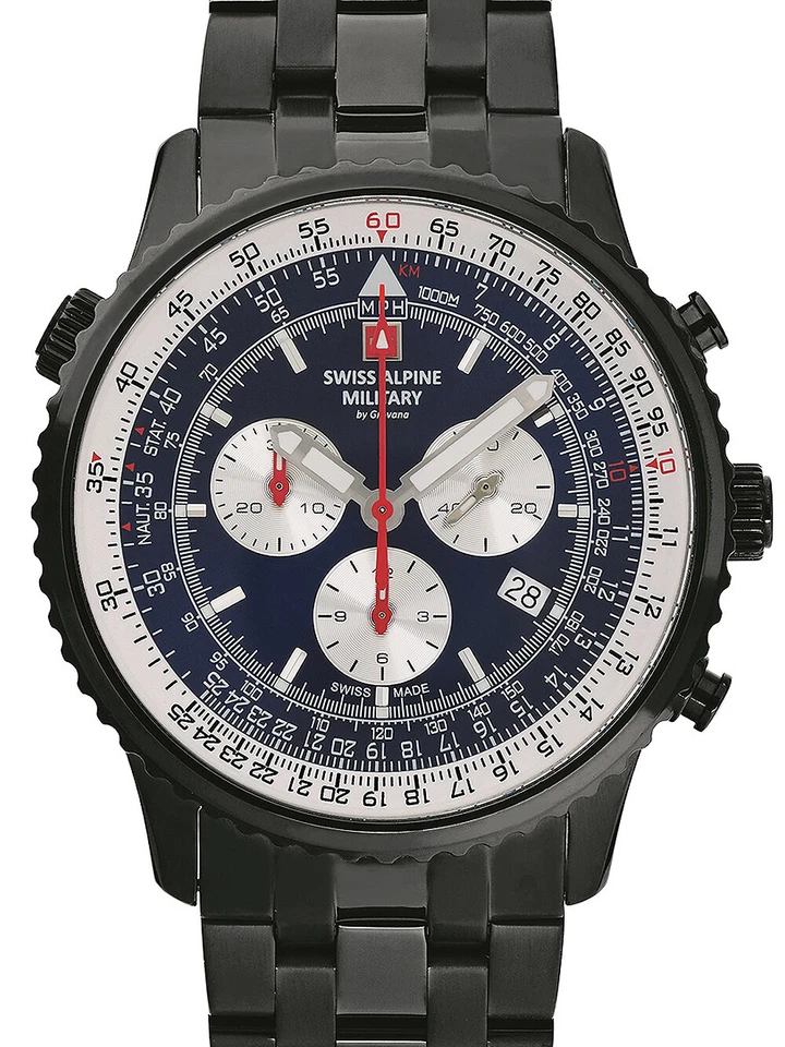 Swiss Alpine Military 7078.9175 Chrono Men`s 45mm 10atm