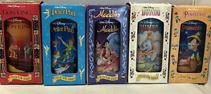 1994 Walt Disney Collector Series Glasses from Burger King Set of 5 - Picture 1 of 10