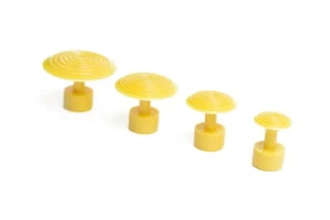 Paintless Dent Repair Glue Puller Tabs YELLOW ROUND VARIETY (5 PACKS - 20 TABS) - Picture 1 of 1