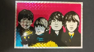 ADESIVO PRISMATICO STICKER ATTORI E CINEMA THE BEATLES COME NUOVO - Picture 1 of 2