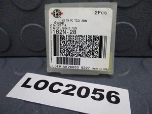 AMEC ( 28MM 1.1024'' ) 182N-28 SPADE DRILL INSERT COBALT LOC2056 - Picture 1 of 3