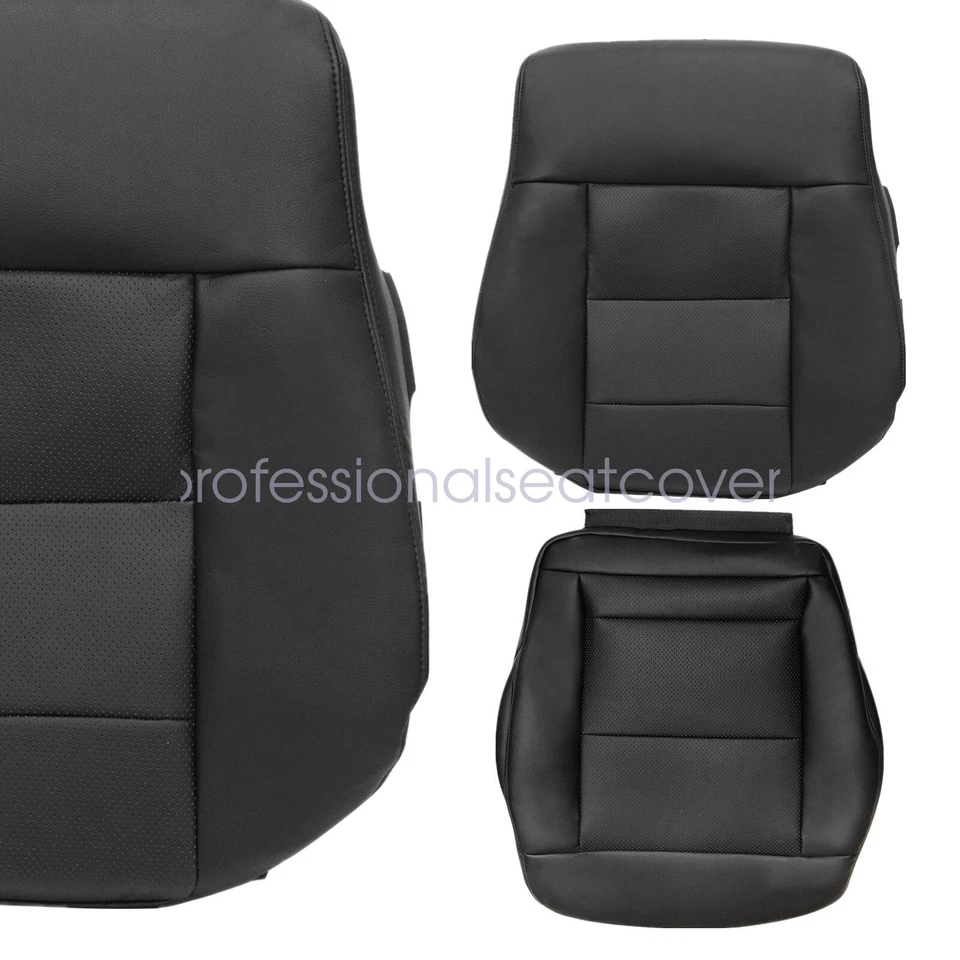 Cubierta de asiento inferior y superior negra para Mercedes Benz W212 E350 2010-2016 Foto 1 de 4