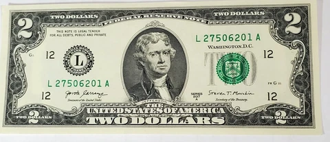 ✯WOW * NEW Uncirculated Two Dollar Bill Crisp $2 Notes 2017A LOWER PRICE POINT * Cover