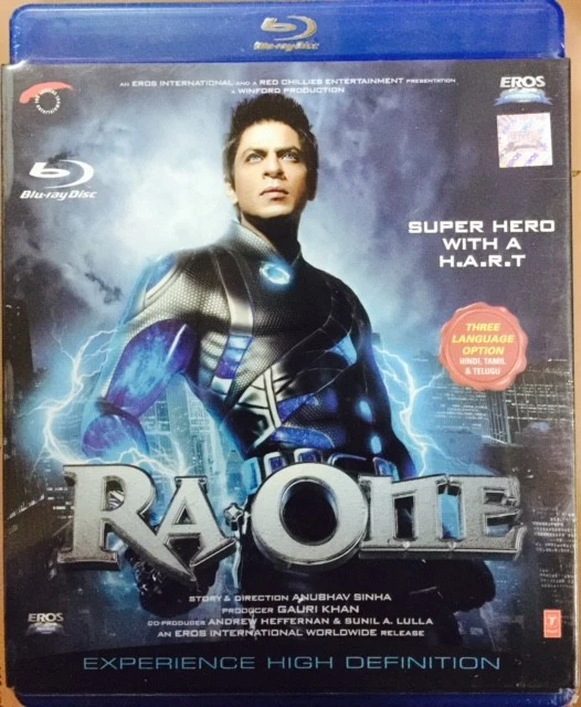 Ra.One Ra One - Shahrukh Khan - Bollywood Hindi Movie Bluray With Slipcover - Image 1 of 1