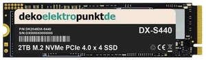 Disque dur SSD M.2 NVMe Gen4 2 To compatible avec Schenker XMG CORE 15-E21wxy AMD - Photo 1/3