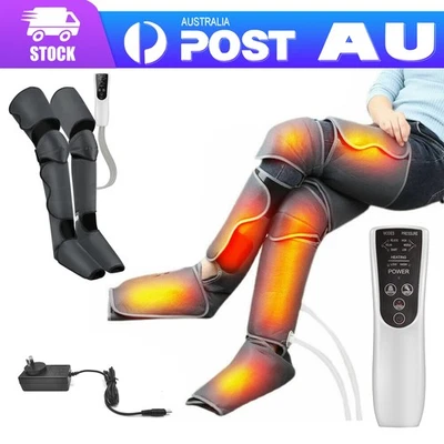 Electric Leg Massager with Air Compression for Circulаtiоn &Rеlаxаtiоn-Dark Gray - image 1 of 4