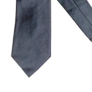 Merona Silk Tie Men’s 60.” Solid Black Tie + Pocket Square Corpcore Wide New - Picture 1 of 4