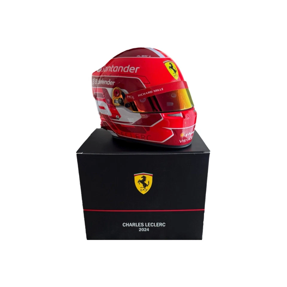 Charles Leclerc 2024 Season 1:2 Scale Mini Helmet - Image 1 of 1