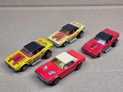 4x Matchbox Superfast  1 Dodge Challenger Konvolut gebraucht schwefel gelb set - Bild 1 von 4