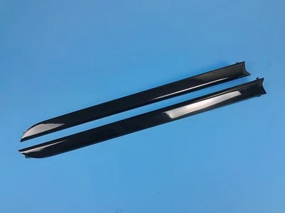 08-15 MITSUBISHI LANCER EVOLUTION MR EVO X FRONT DOOR PIANO BLACK TRIM SET - Image 1 of 4