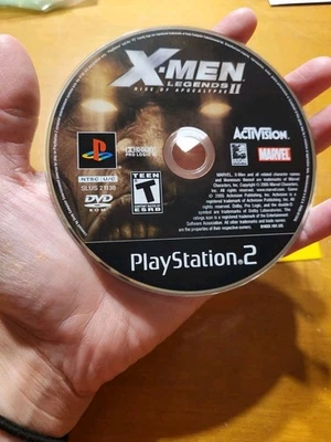 PS2 索尼 Playstation 2 X 战警 Legends Rise of Apocalypse II 2 光盘 仅阅读 — 第 1/2 张图片