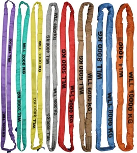 Rundschlinge 1 - 10 Tonnen Einfachmantel Hebeschlinge Rundschlingen   - Bild 1 von 9