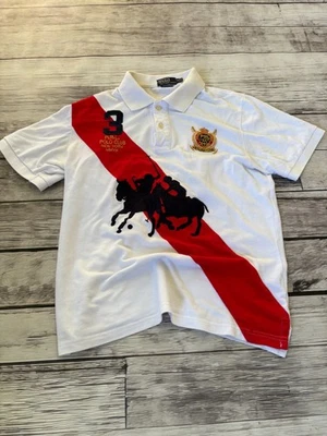 Vintage Polo Ralph Lauren Shirt Mens M PRL Club Mercer Classic Double Ride - Image 1 of 4