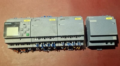 Siemens LOGO! 12/24 RCE - 6ED1052-1MD08-0BA1 + 2 Erweiterung + Netzteil - Bild 1 von 3