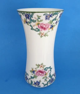 Royal Doulton Floradora Green Vase 9" Tall  Made In England 1981 Porcelain - Picture 1 of 6