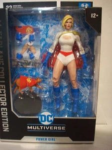 Mcfarlane DC Multiverse Power Girl Collectors Edition New Complete - Picture 1 of 2