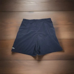 Lacoste Sport Mens Tennis Shorts Size 7 (Waist 4-42) Navy Blue Flat Front 9" - Picture 1 of 9