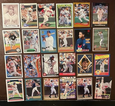 Lote de 100 tarjetas Manny Ramírez  Foto 1 de 4