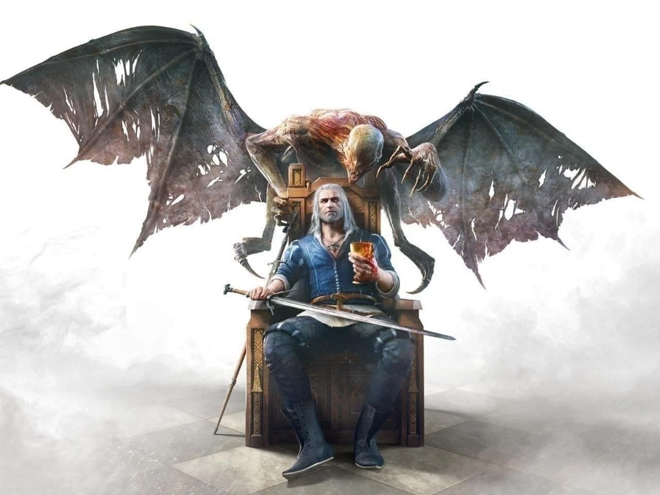 Gerald & The Witcher Monster Statue Modellbausatz unbemalt/unmontiert - Bild 1 von 1