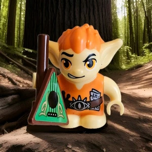 LEGO Elves Beiblin il Goblin Minifigure dal Set 41185 che tiene il Mandolino - Foto 1 di 3