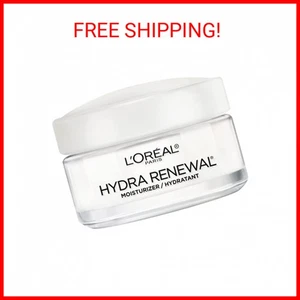 L'Oreal Paris Hautpflege Hydra-Erneuerung Gesichtsfeuchtigkeitscreme mit Pro-Vitamin B5 (1,7oz) - Bild 1 von 2