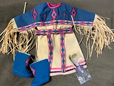 AMERICAN GIRL Doll Kaya’s Complete “Pow Wow Dress III Of Today” Outfit-Retired - Image 1 of 4