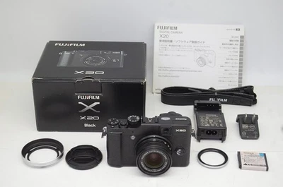 [Mint] FUJIFILM X20 12.0MP Compact Digital Camera Black w/ Box #250930ae - Image 1 of 4