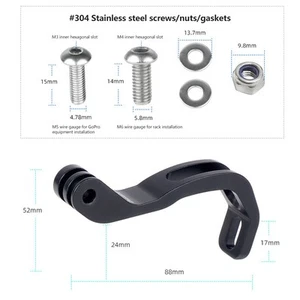 Brand New Material Front Light For-GOPRO-BROMPTON Folding Bicycle 15*10*2cm. - Picture 1 of 24
