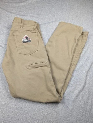Pantalones de trabajo Bulwark FR resistentes al fuego caqui CAT 2 NFPA 2112 para hombre 30x32 Foto 1 de 4
