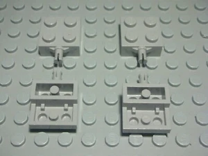 Lego Plate 2x2 Single Axle New Gray 4 Pieces - Picture 1 of 1