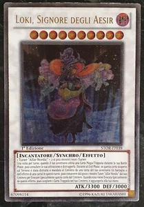 Yu-Gi-Oh! Loki, Signore degli Aesir - 1° Edizione STOR-IT039 Rara Ultimate ITA - Picture 1 of 2