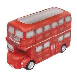 MAZE Direct Primus Resin London Bus Metall Pflanzgefäß Gartendeko - starker Pflanzkübel - Bild 1 von 2