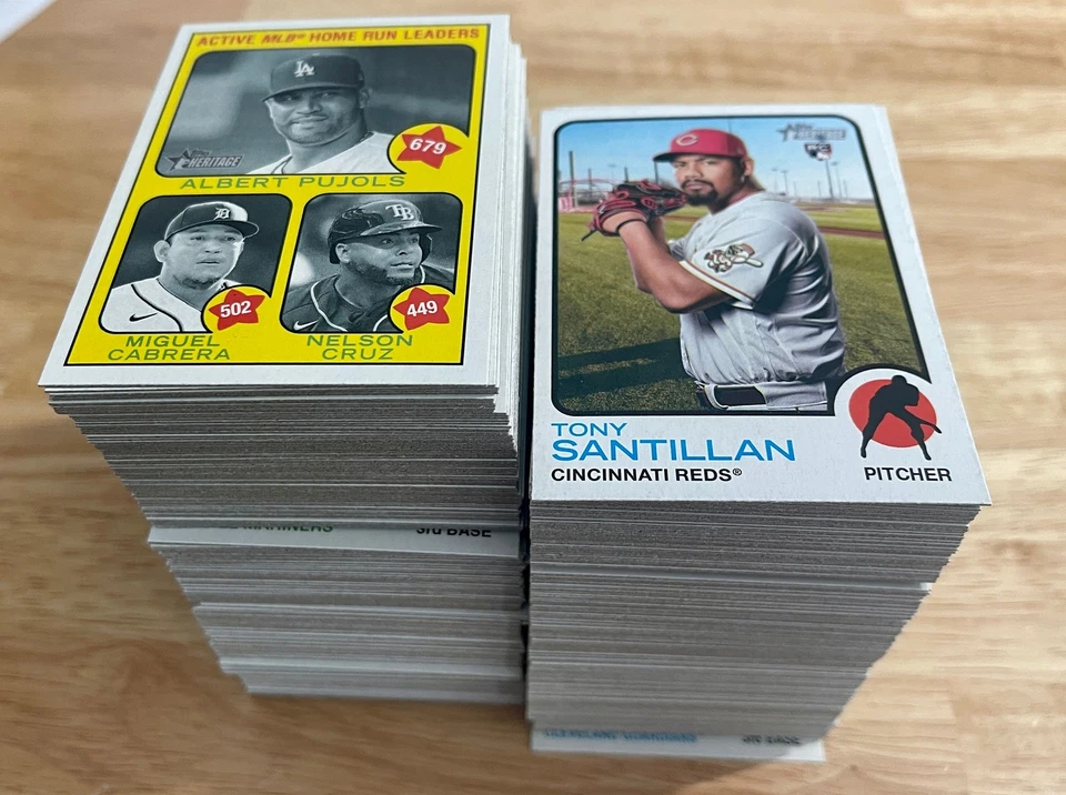 2022 Topps Heritage Baseball Cards 251-725 (NM) - You Pick - Complete Your Set - Image 1 of 1