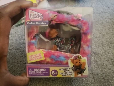 Dijes porta mascotas Real Littles Cutie Carries YORKSHIRE TERRIER moda sorpresa Foto 1 de 4