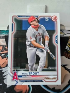 2021 Bowman Mike Trout #17 Los Angeles Angels - Picture 1 of 2