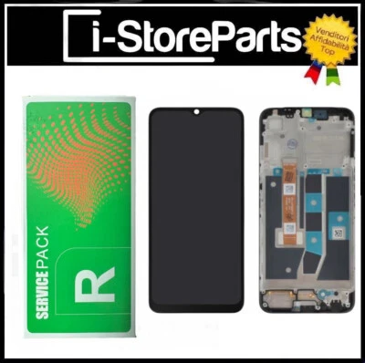 MARCA DISPLAY LCD FRAME ORIGINALE SERVICE PER OPPO A54S CPH2273 TOUCH SCREEN SCHERMO