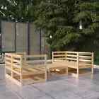 vidaXL 5 Piece Garden Lounge Set  Pinewood Popular Furniture Set