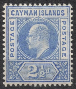 Sg: KY 10 Mi:KY 10 1905 2 1/2 d (Penny old) CAYMAN ISLANDS Re Edoardo VII MNH - Foto 1 di 2