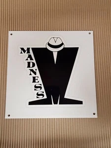 Madness Music 12" x 12" METAL SIGN, MOD/ SKA/ MAN CAVE/ GARAGE/ SHED/ BAR. - Picture 1 of 2