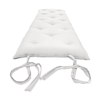 Colchón tradicional con ruedas de piso, cama de algodón, futón Shiki 3x27x 80 blanco Foto 1 de 2
