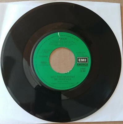 KWICK Let This Moment Be Forever 45 7" FUNK SOUL Record Vinyl EMI Records 1980 - Image 1 of 2